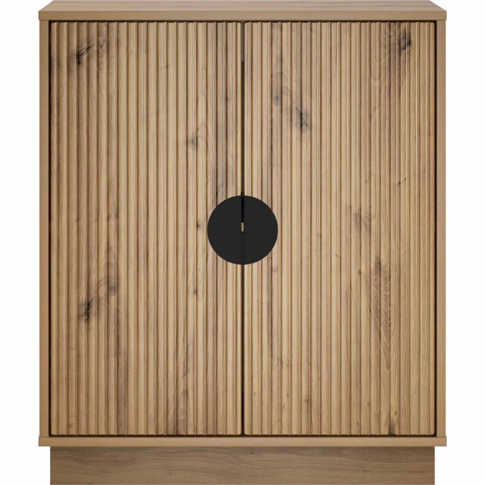 vidaXL Dressoir VENRAY Artisanaal eiken 66 x 33 x 77,5 cm Bewerkt hout, foto 4