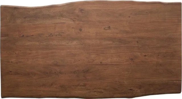 DELIFE Tafelblad Edge acacia bruin 200x100cm Live-Edge