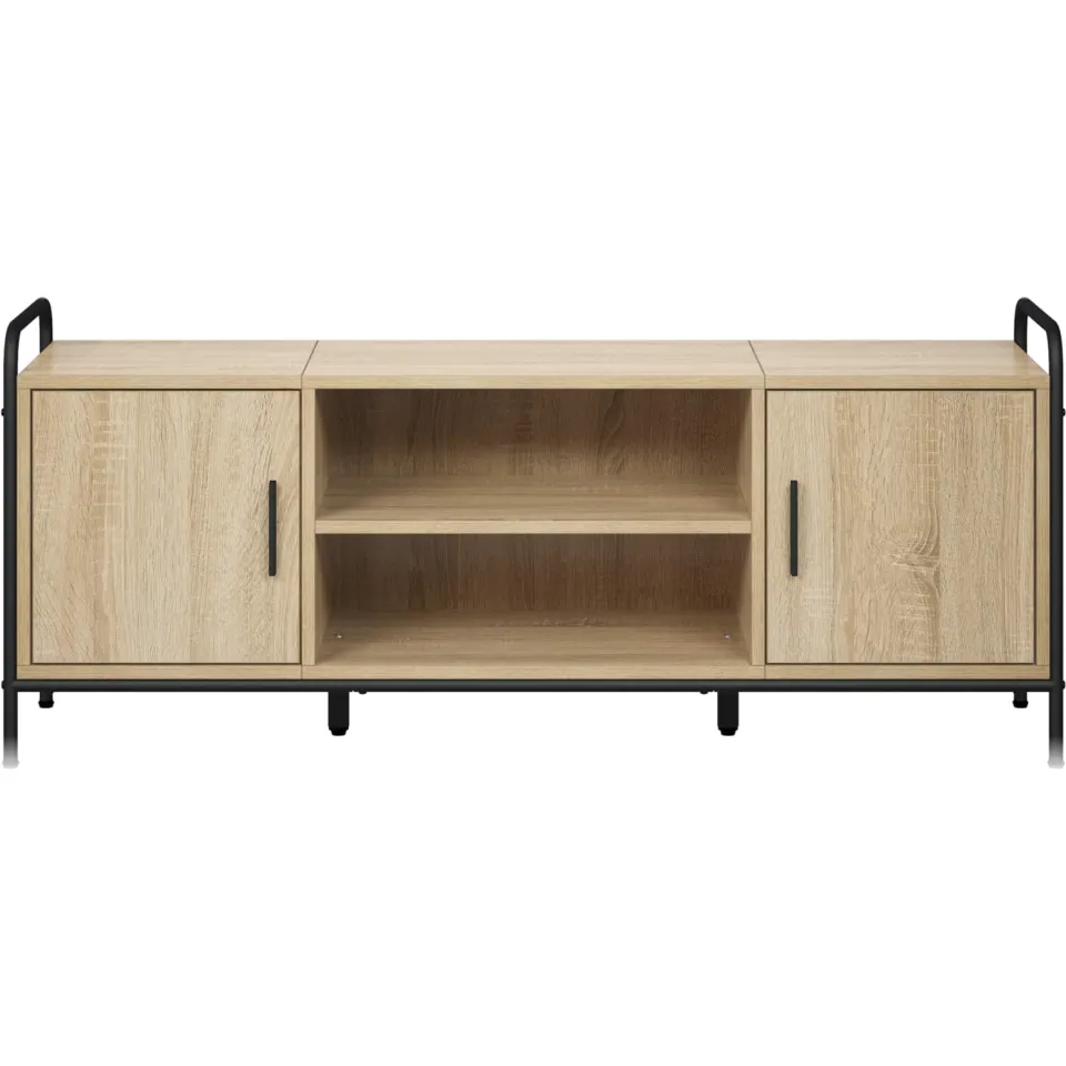 vidaXL Tv-meubel 119 x 33 x 50 cm Sonoma Eiken, foto 4
