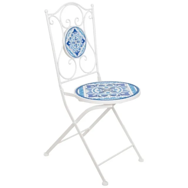 Signes Grimalt mozaïekstoel blauw