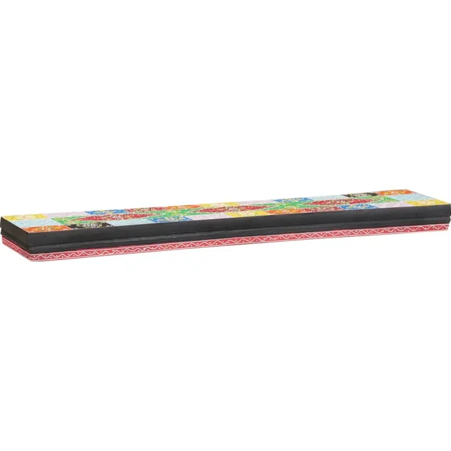 vidaXL Wandschappen Muurmontage Multikleur 100 x 20 x 6 cm Meerkleurig