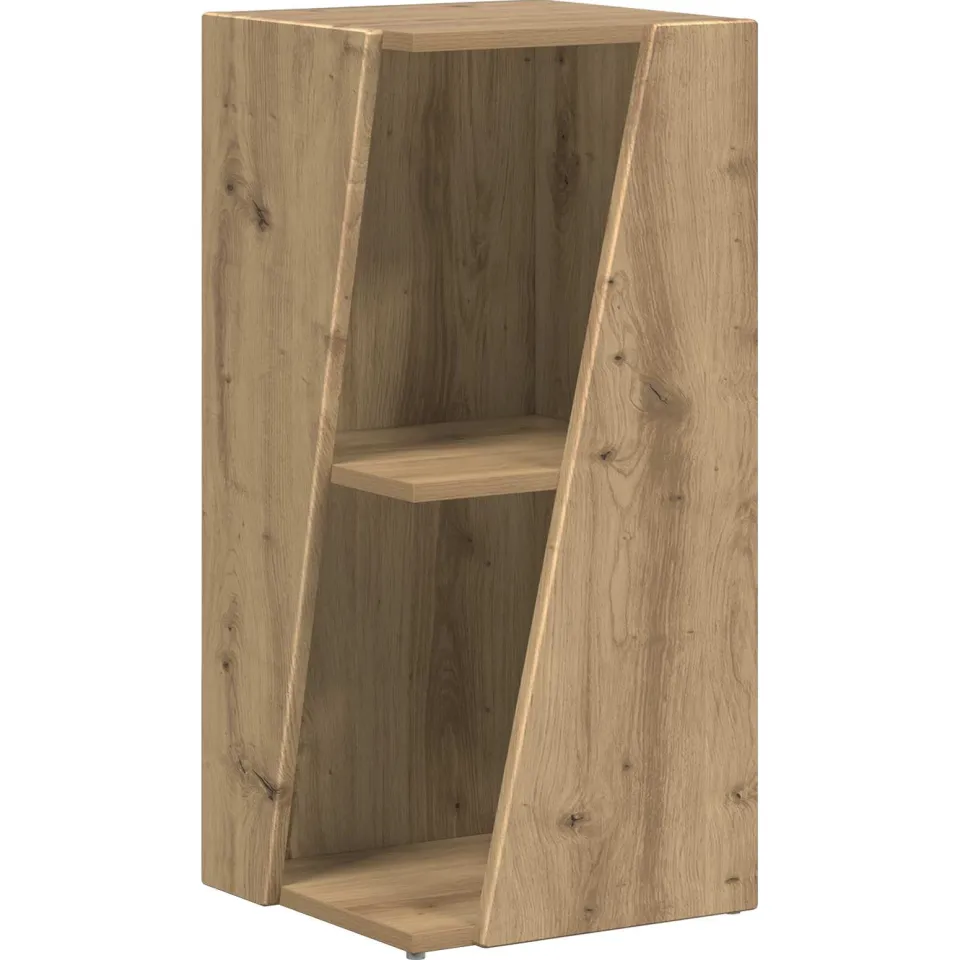vidaXL Zijplank 33 x 32 x 70,5 cm Bewerkt hout Artisan Eiken, foto 3