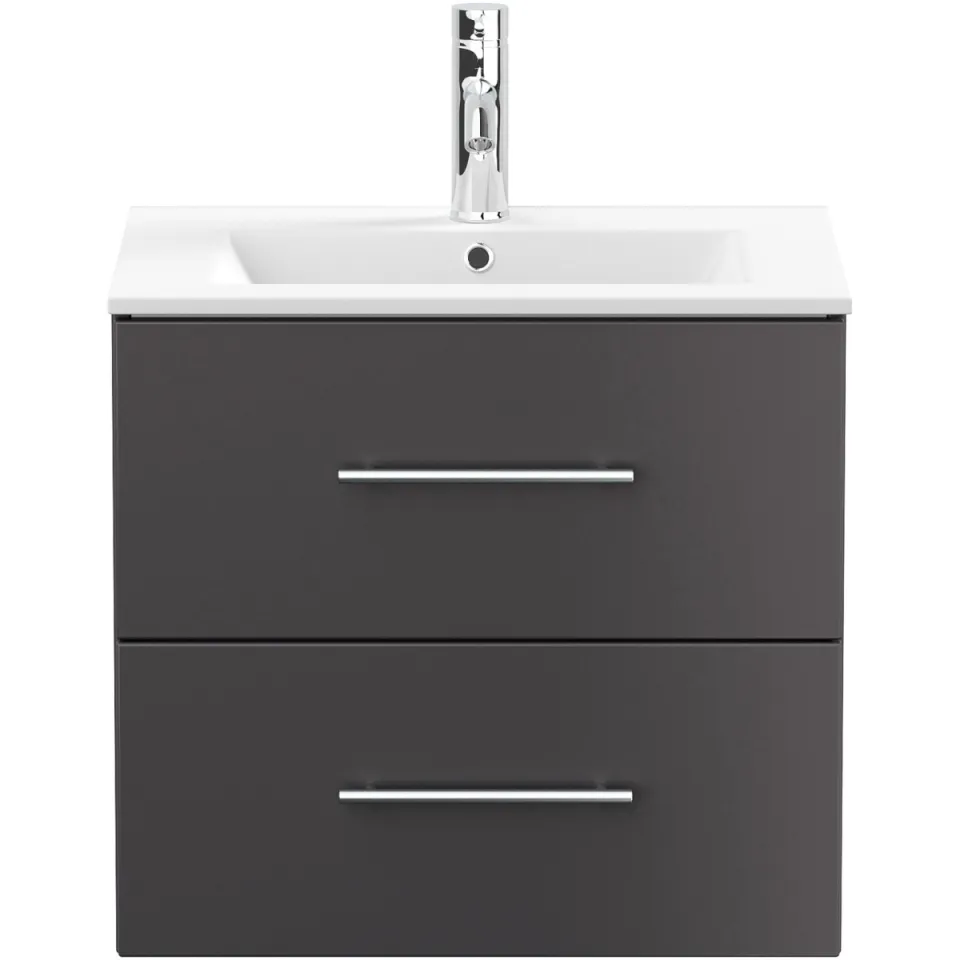 Wastafelkast Odin Antraciet 60 cm, foto 5