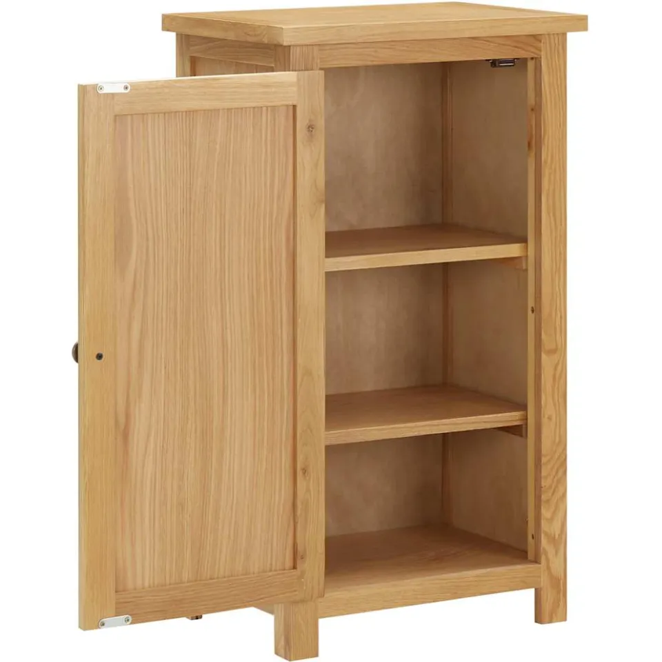vidaXL Kast 45x32x85 cm massief eikenhout, foto 2