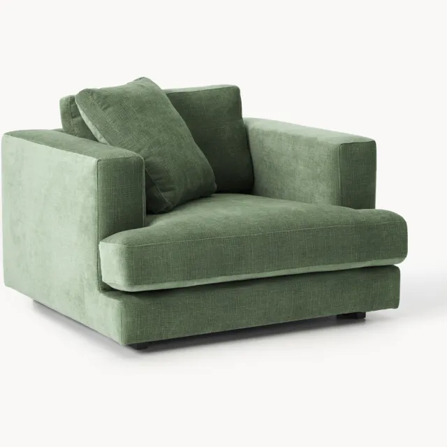 Westwing Collection Fauteuil Tribeca Groen
