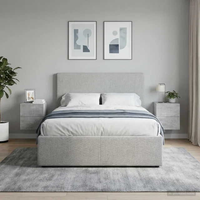 vidaXL Wandbeugel Bedkast 2 st Betongrijs 33 x 34,5 x 40 cm