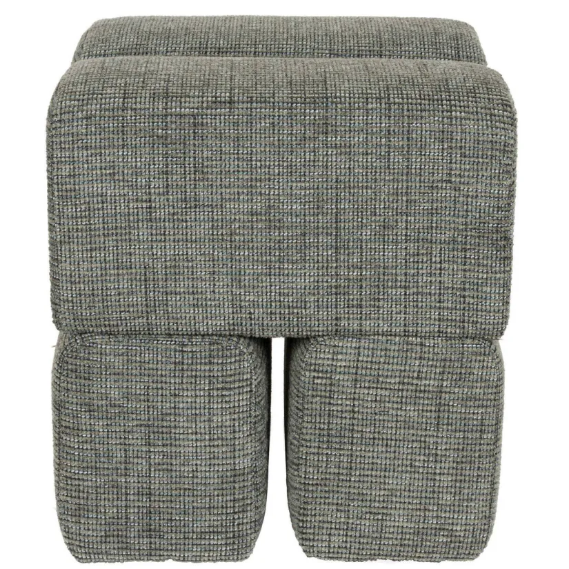 Housecraft Living poef Staple Groen