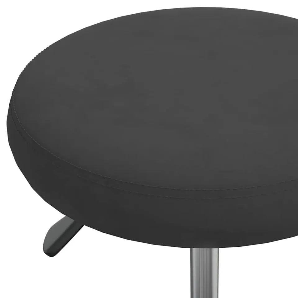 vidaXL Eetkamerstoel fluweel zwart, foto 4
