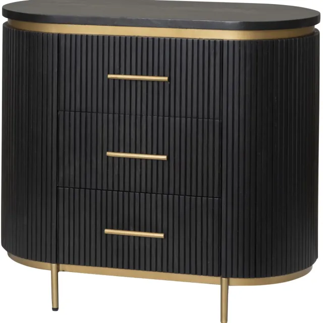 Tower Living Rivello ladekast zwart