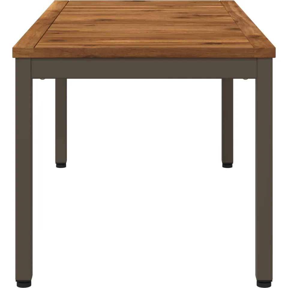 vidaXL Salontafel NAARDEN Natuurlijk en Koffie 49 x 100,5 x 45 cm bruin, foto 5