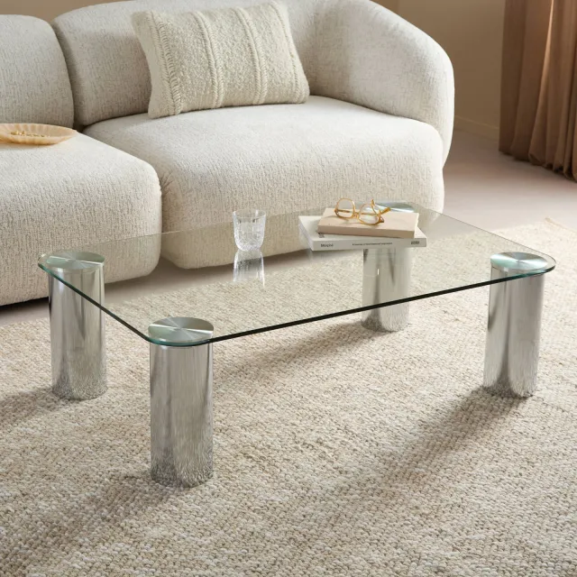 NOUS Living salontafel Moza chroom