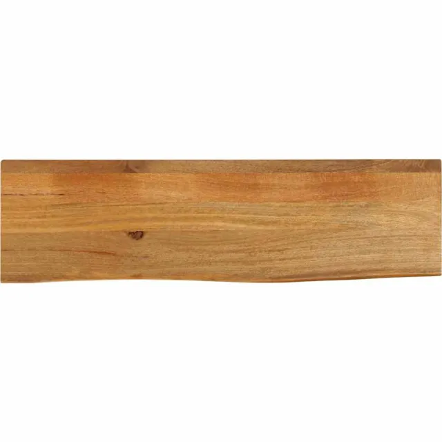 vidaXL Tafelblad met natuurlijke rand 120x20x3,8 cm massief mangohout Bruin