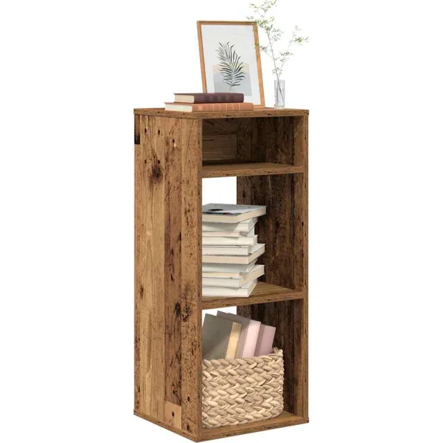 vidaXL Boekenkast 34x31x80 cm bewerkt hout oud houtkleurig Bruin
