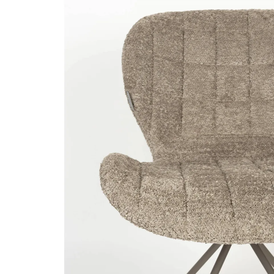 Zuiver OMG Soft eetkamerstoel beige, foto 8