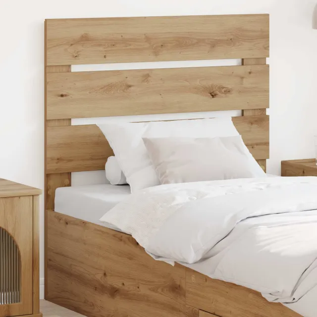 vidaXL Hoofdbord Artisan Eiken Bewerkt hout Bruin