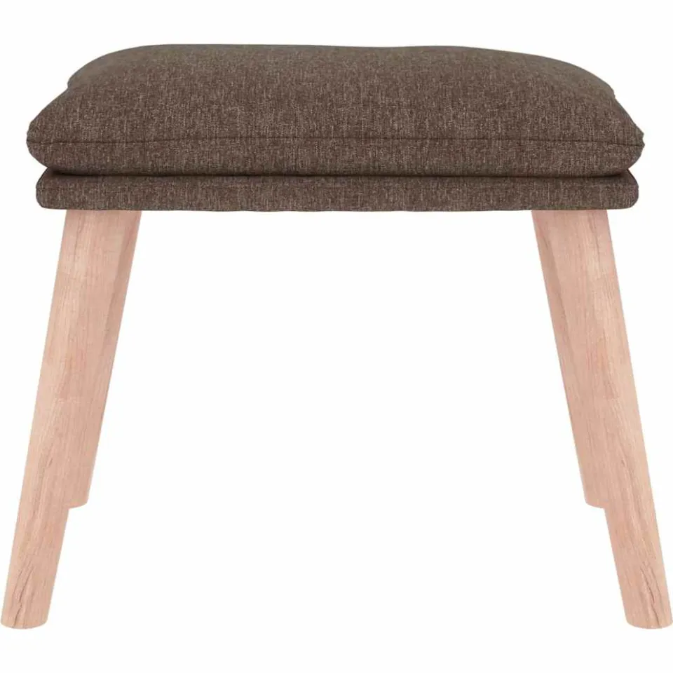 vidaXL Voetenbank 45x29,5x35 cm stof taupe, foto 3