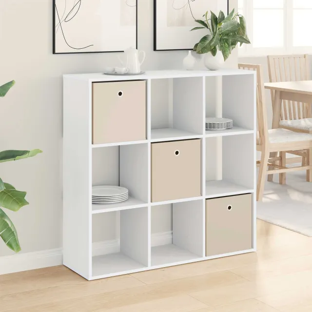 vidaXL Dressoir Wit 102 x 31 x 99,5 cm, foto 2