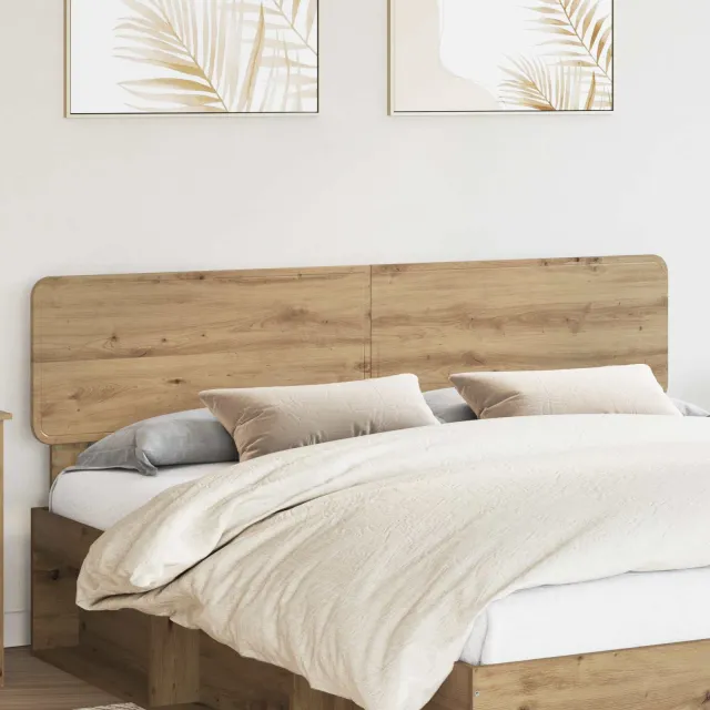 vidaXL Hoofdbord Artisan Eiken Bewerkt hout Bruin