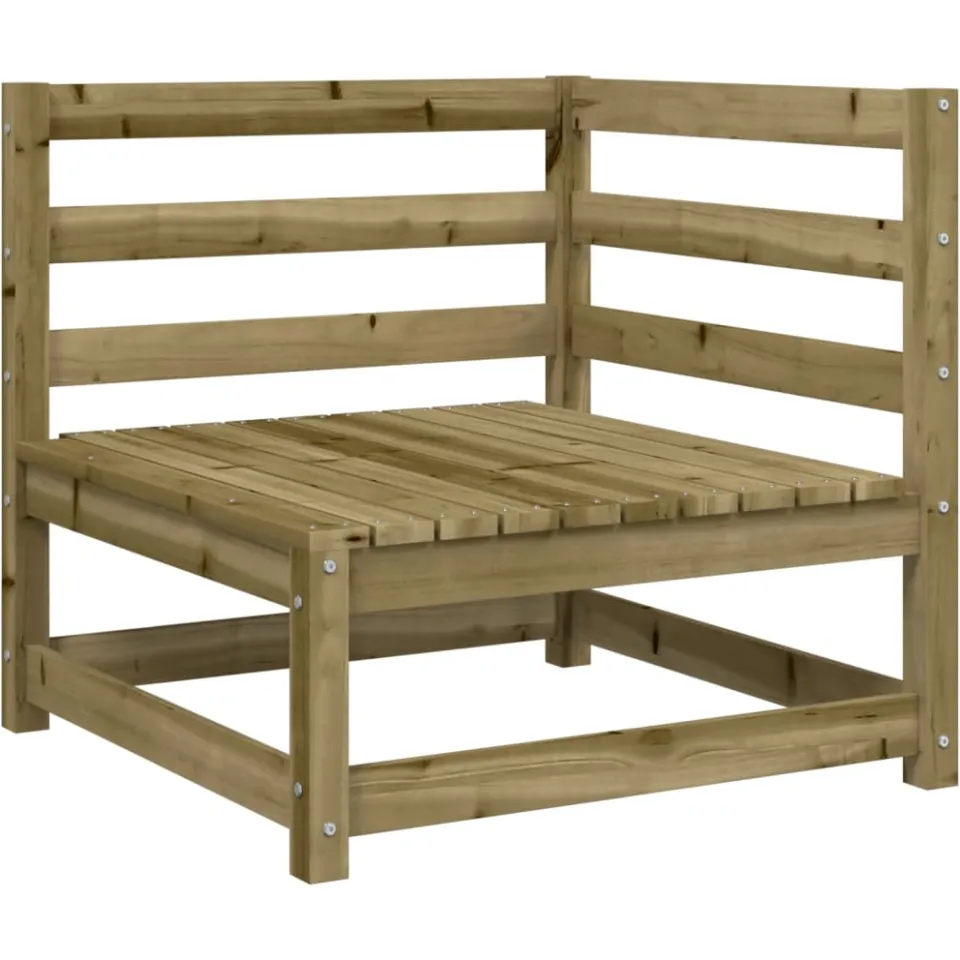 vidaXL 2-delige Loungeset geïmpregneerd grenenhout bruin, foto 4