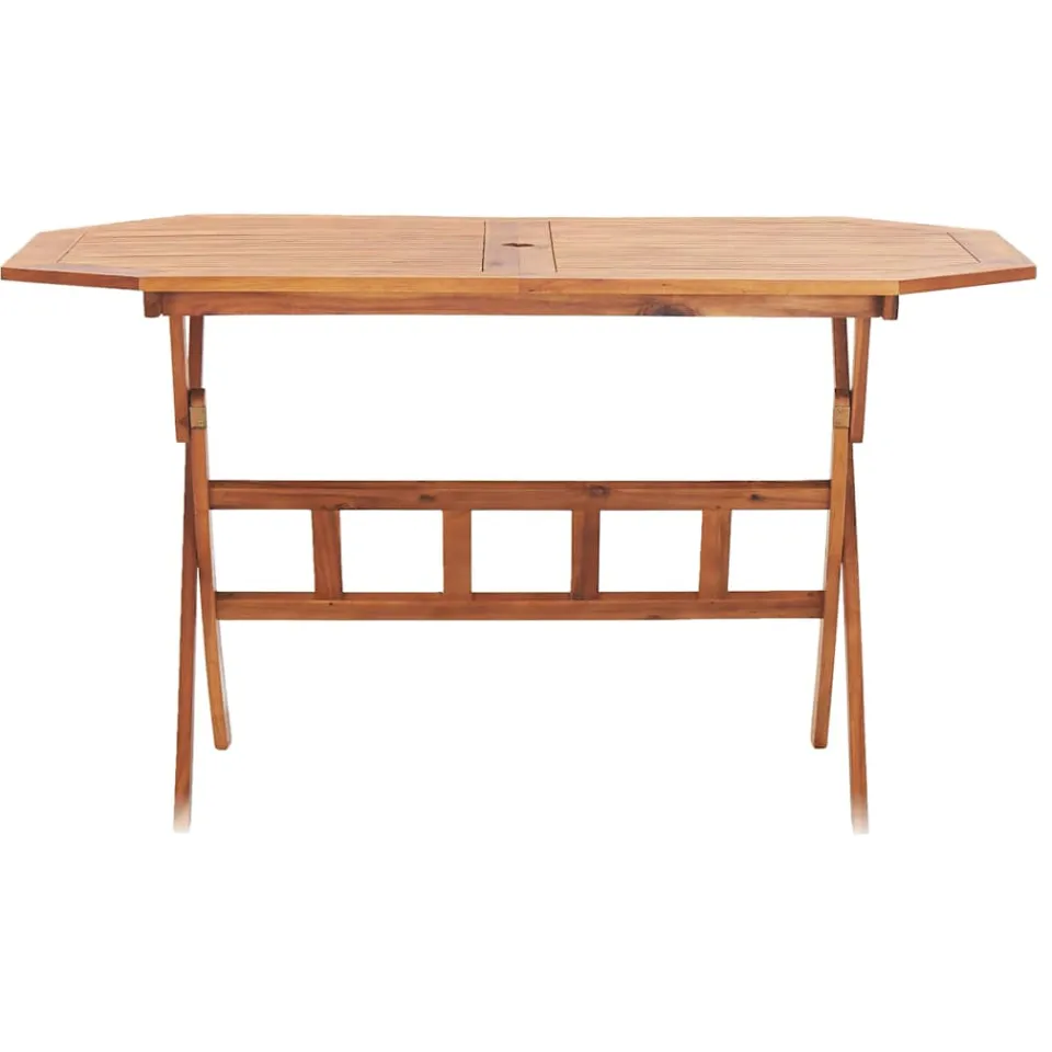 vidaXL Tuintafel inklapbaar 135x85x75 cm massief acaciahout bruin, foto 2