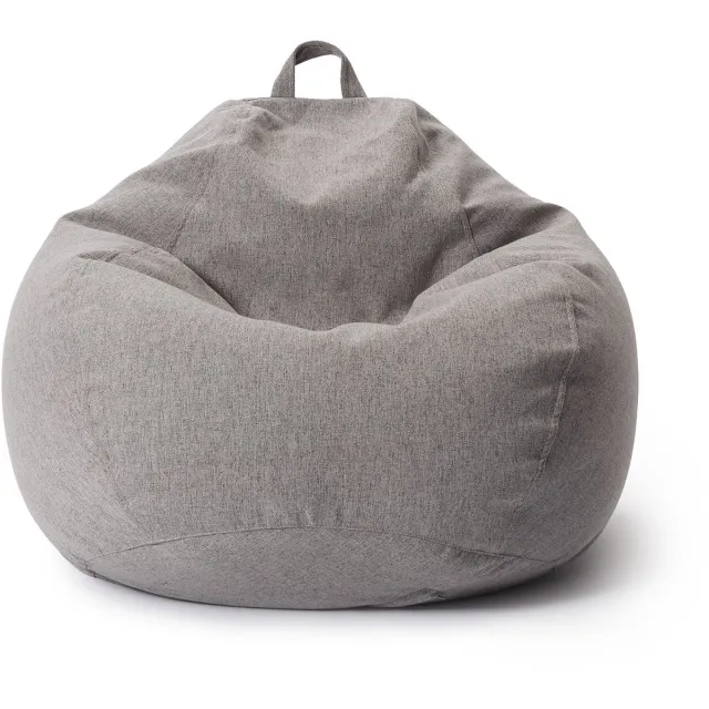 Lumaland Comfort Line Indoor Zitzak XL - 90x110x50cm / 250l - Lichtgrijs Lichtgrijs - XL