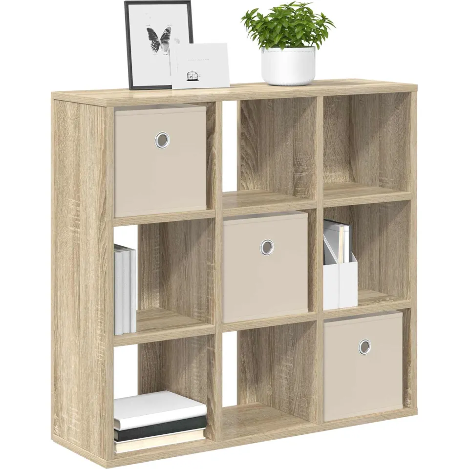 vidaXL Dressoir Sonoma Eiken 73,5 x 24 x 69,5 cm, foto 2
