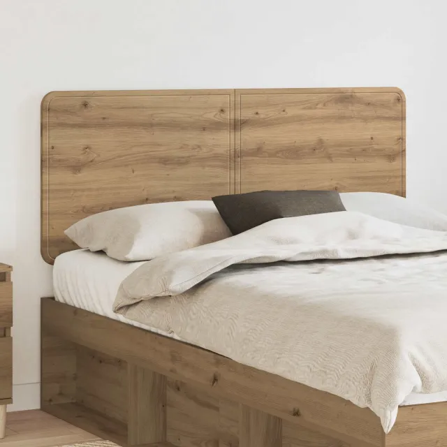 vidaXL Hoofdbord Artisan Eiken Bewerkt hout Bruin