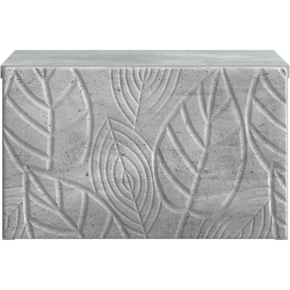 vidaXL Wandbeugel Bedkast Betongrijs 49 x 34,5 x 20 cm Bewerkt hout grijs, foto 4