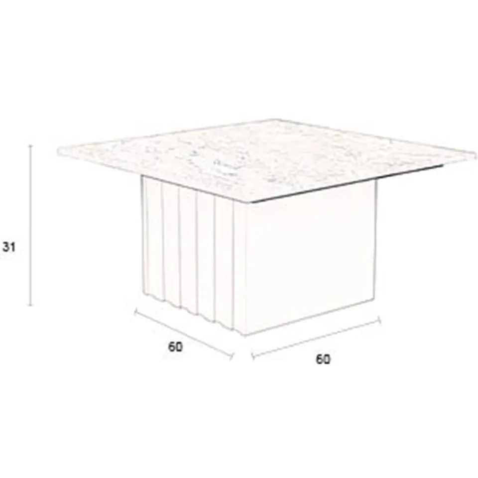 Dutchbone salontafel Clayton beige, foto 2