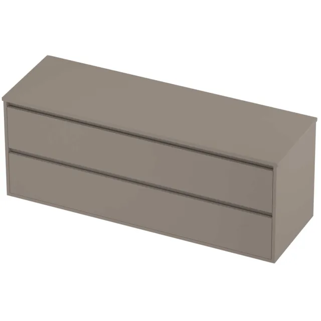 Proline Deck Badmeubelset Greeploos Symmetrisch Kader 140x46x54 cm Clay Beige