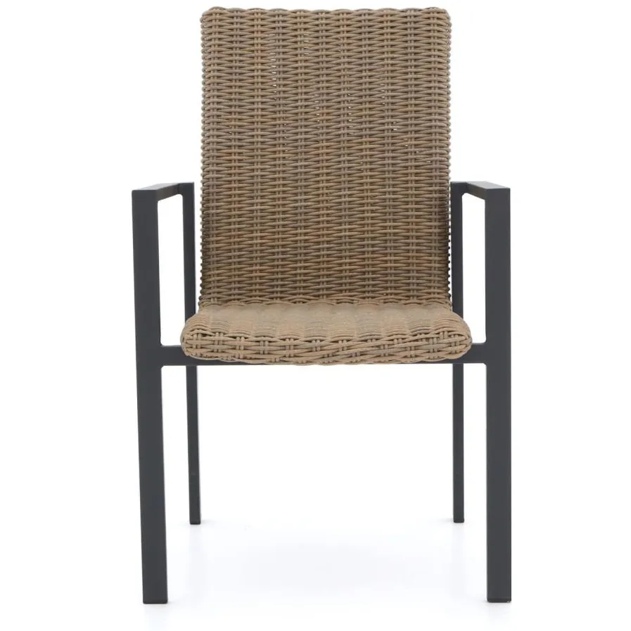 Manifesto Furniture Manifesto Villongo/ROUGH-S 220cm dining tuinset 7-delig stapelbaar, foto 4
