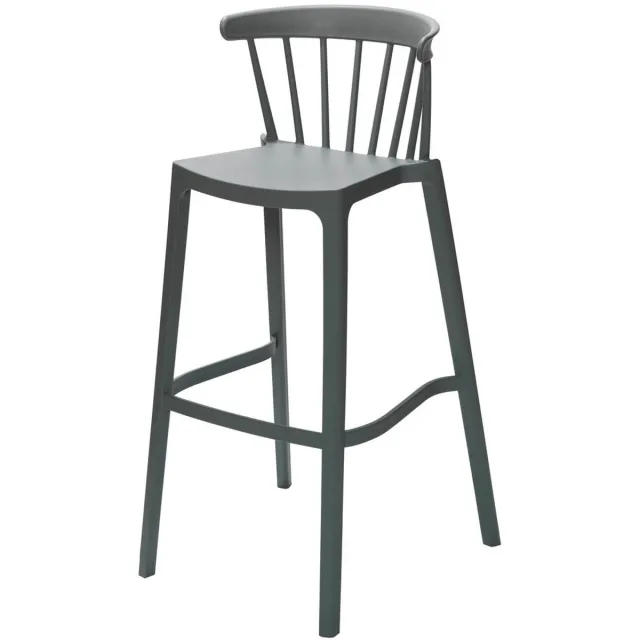 Gastronoble Windson barkruk groen, Polypropyleen, 56x55x103cm (LxBxH), 50913