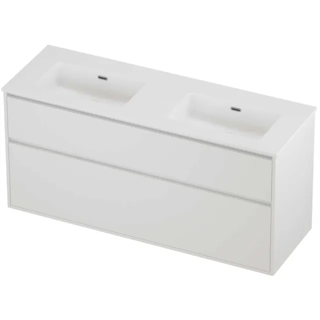 Proline Tribute Badmeubelset Porselein Elegant 140x46x67 cm Mat Wit Mat White