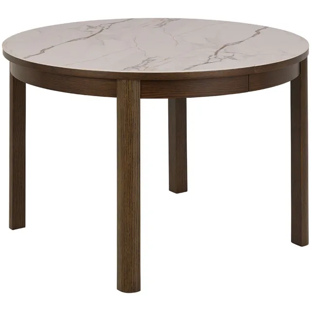Actona Southampton eetkamertafel 120x120cm beige.