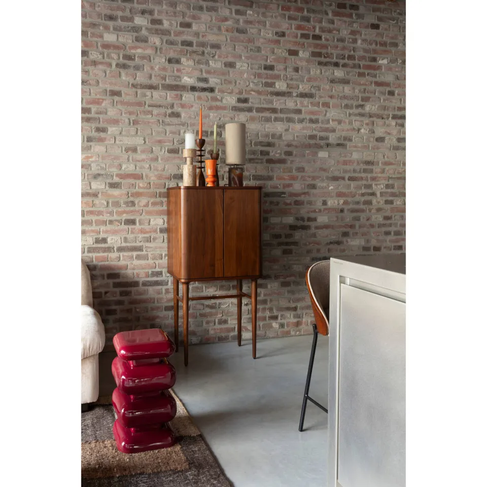 Dutchbone Stubby bijzettafel bordeaux, foto 5
