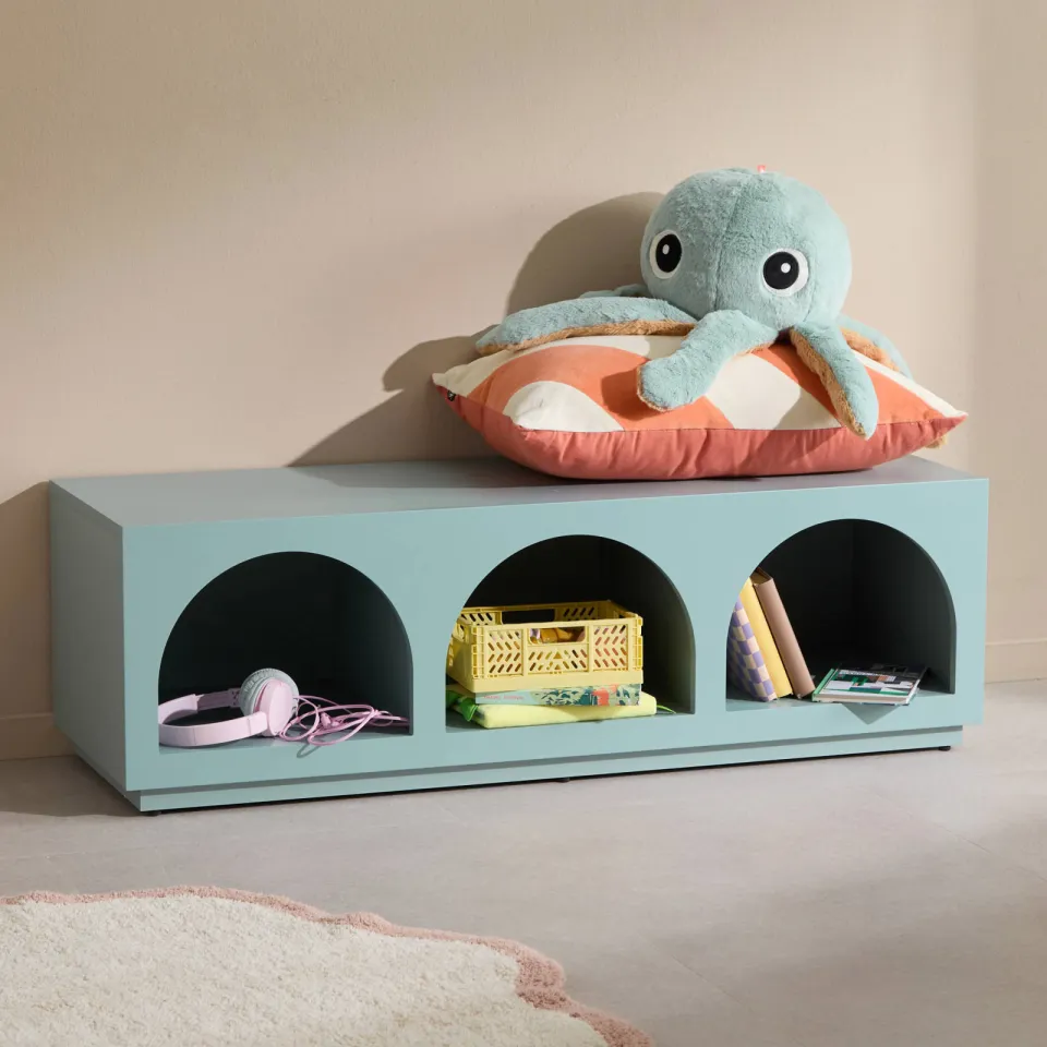 NOUS Kids opbergkast Rayes blauw, foto 5