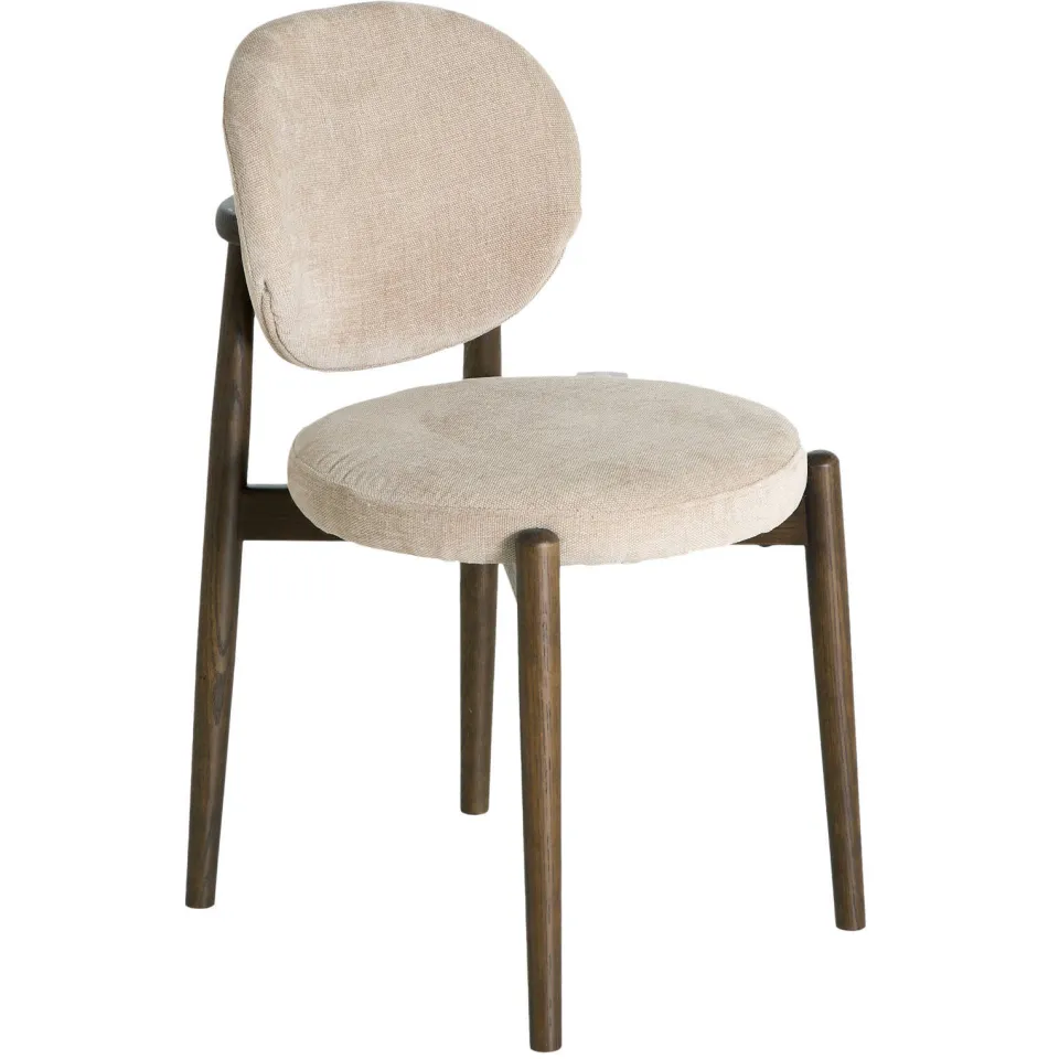 NOUS Living Avara eetkamerstoel beige