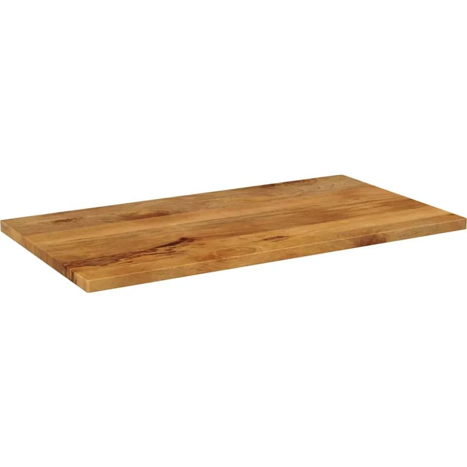 vidaXL Tafelblad rechthoekig 100x60x2,5 cm massief mangohout bruin, foto 2