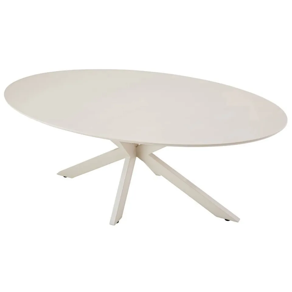 Giga Meubel Eettafel Gimo - Ovaal Beige HPL - 200x100x76cm, foto 4