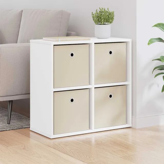 vidaXL Dressoir Wit 59,5 x 27 x 57 cm