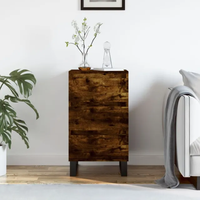 vidaXL Dressoir 40x35x70 cm bewerkt hout gerookt eikenkleurig, foto 2