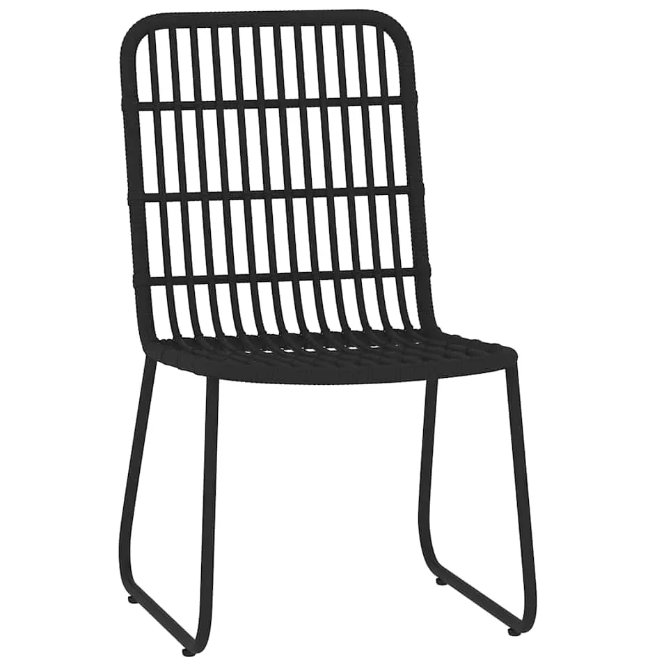 vidaXL 7-delige Tuinset zwart