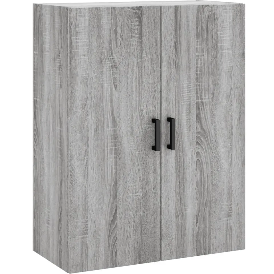vidaXL Bovenkast 69,5x34x90 cm grijs sonoma eikenkleurig