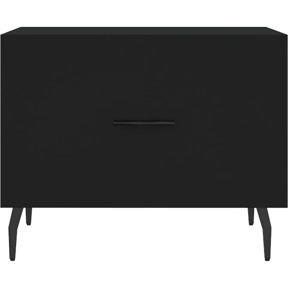 vidaXL Salontafels 2 st 50x50x40 cm bewerkt hout zwart, foto 5