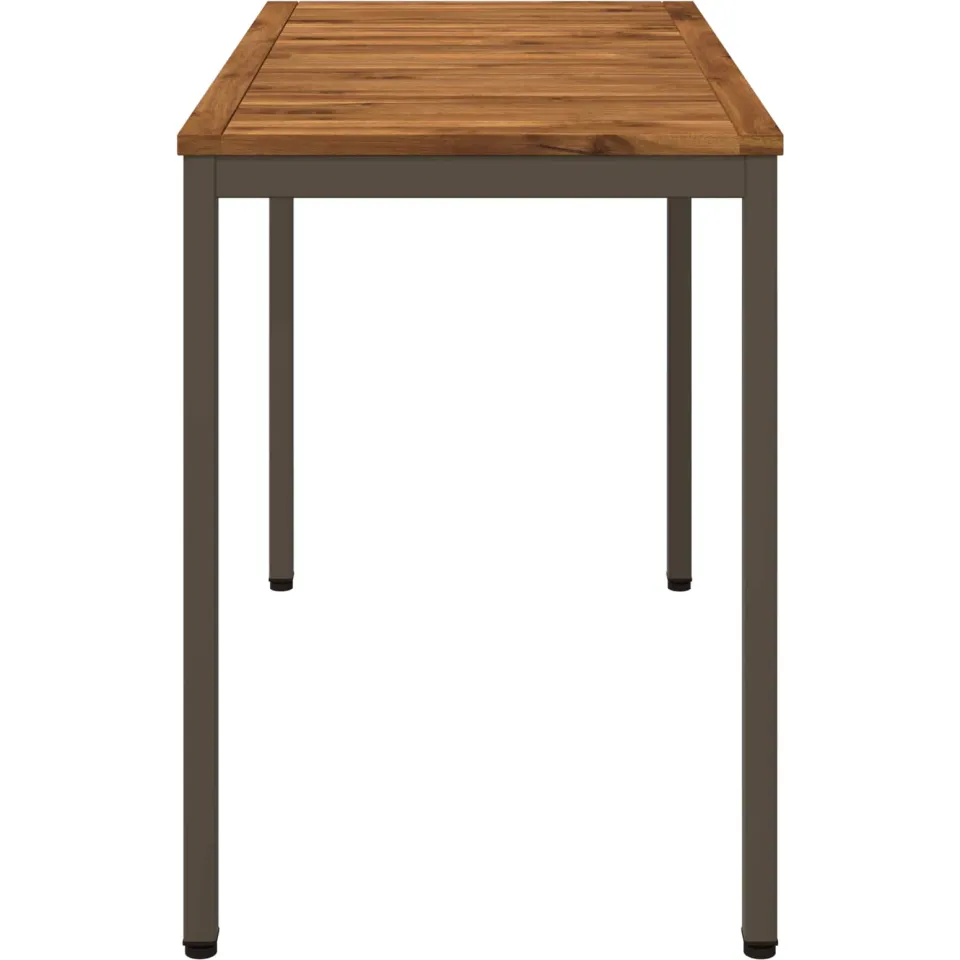 vidaXL Tuindiner tafel NAARDEN Natuurlijk en Koffie 108,5 x 55 x 75 cm bruin, foto 4