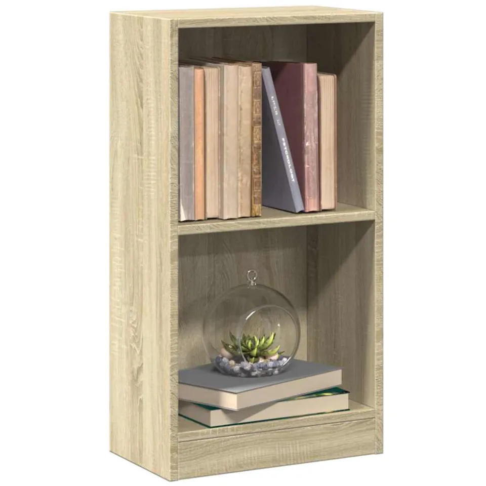 vidaXL Boekenkast 40x24x75 cm bewerkt hout sonoma eikenkleurig Bruin