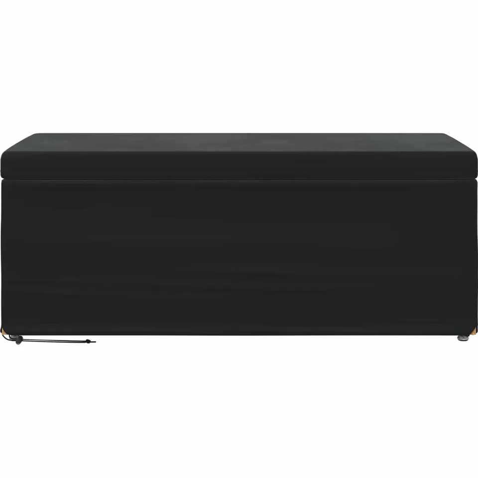 vidaXL Kruk Zwart 101 x 41 x 40 cm Velvet en Gefabriceerd Hout, foto 4