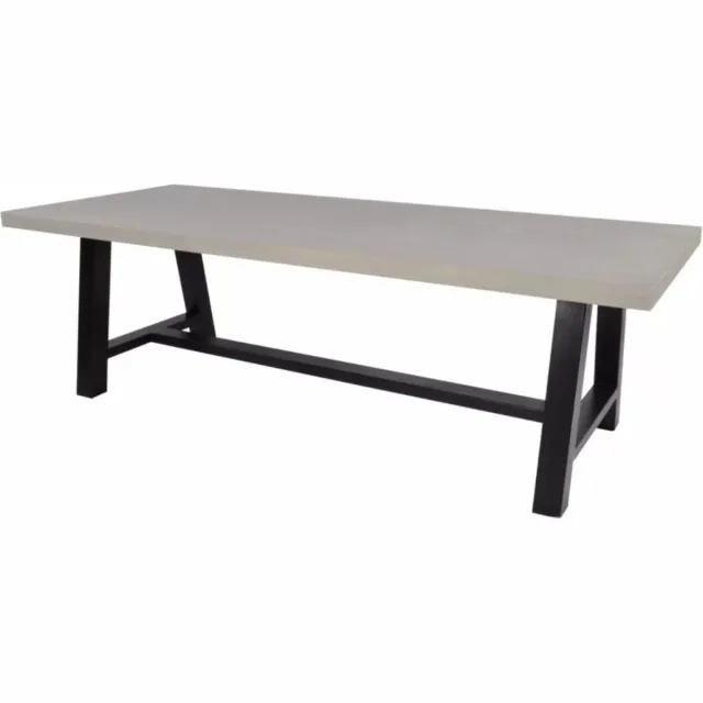VITA tuinmeubelen Tuintafel Toro 180x90H77cm Antraciet, Grijs