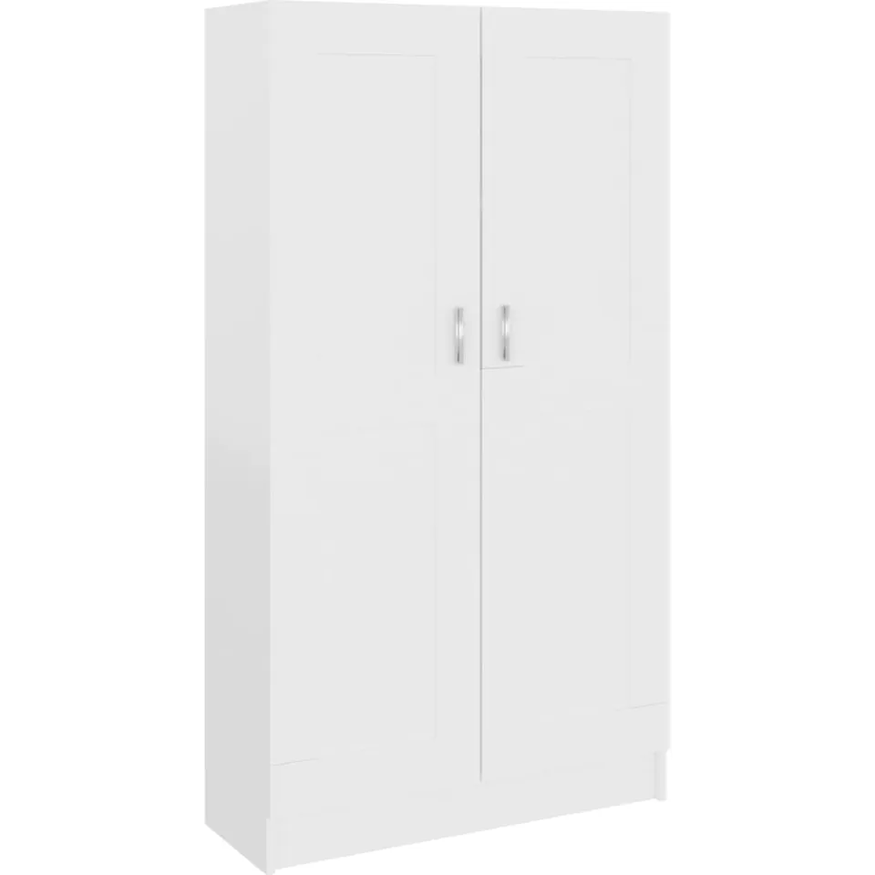 vidaXL Boekenkast 82,5x30,5x150 cm bewerkt hout wit, foto 3