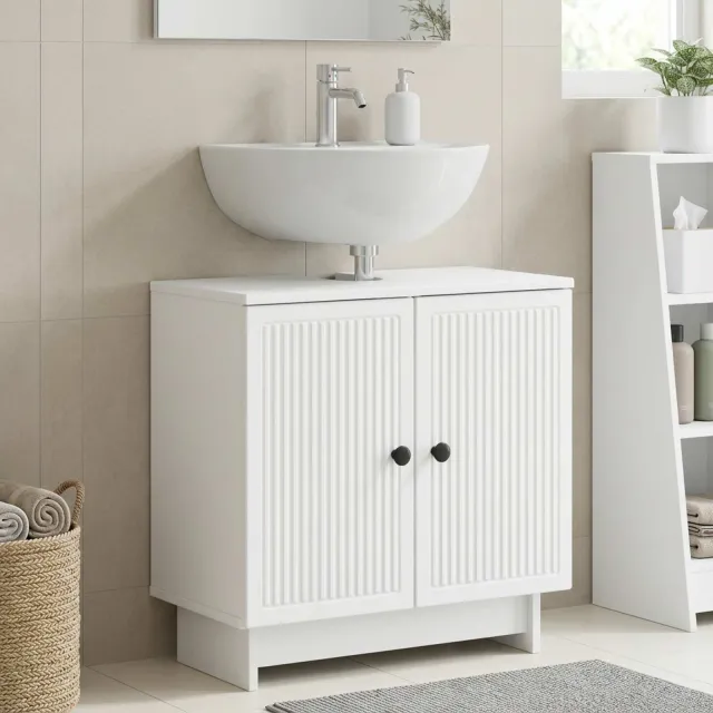 vidaXL Badkamer wastafelkast UTRECHT Wit 59,5 x 31,5 x 59 cm, foto 2